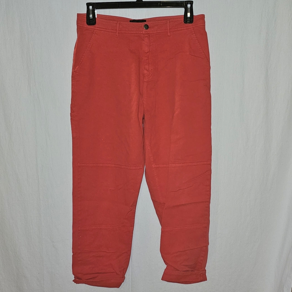 BP Red Ankle Cropped Pants